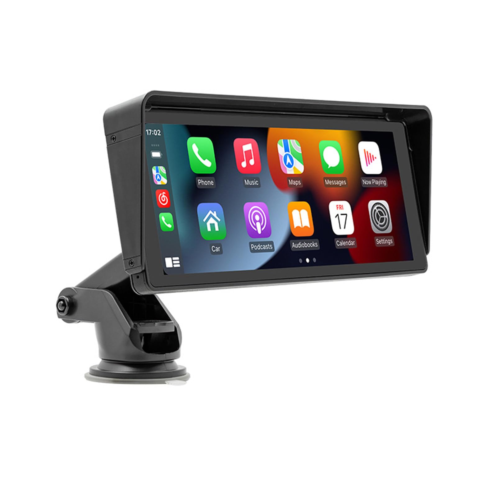 Écran pare-soleil sans fil pour voiture, transmetteur Fm, grand écran haute définition de 10.2 pouces, Bluetooth, lecteur Mp5
