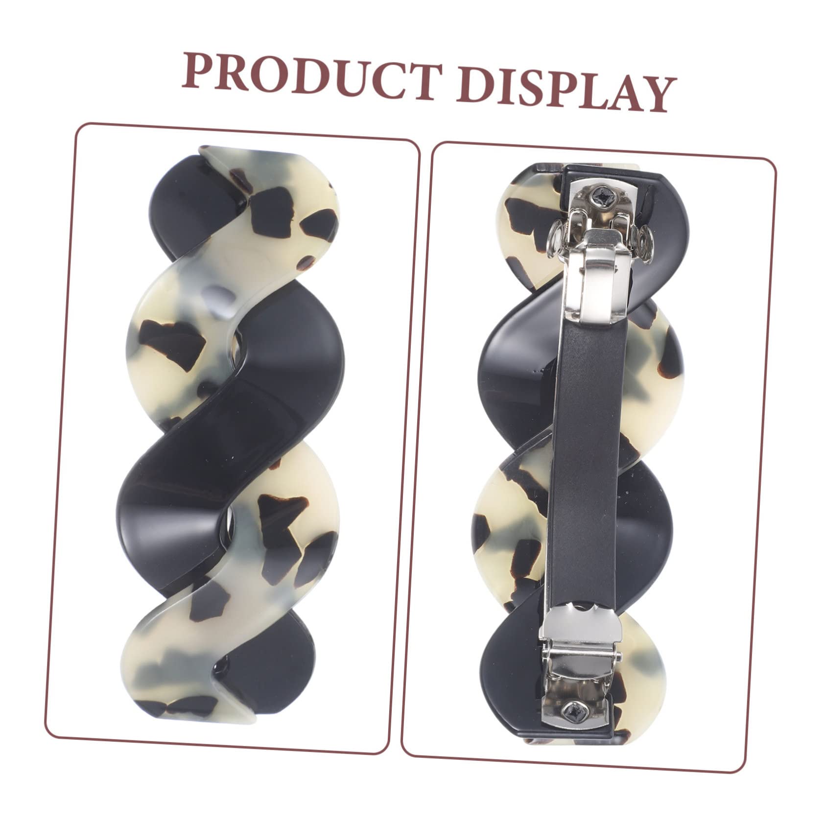 MAGICLULU 5 Sets Haarspangenclips Für Frauen Pferdeschwanzhalter-clips Dekorative Haarspangen Pferdeschwanz Zum Stylen 2 Stück * 5