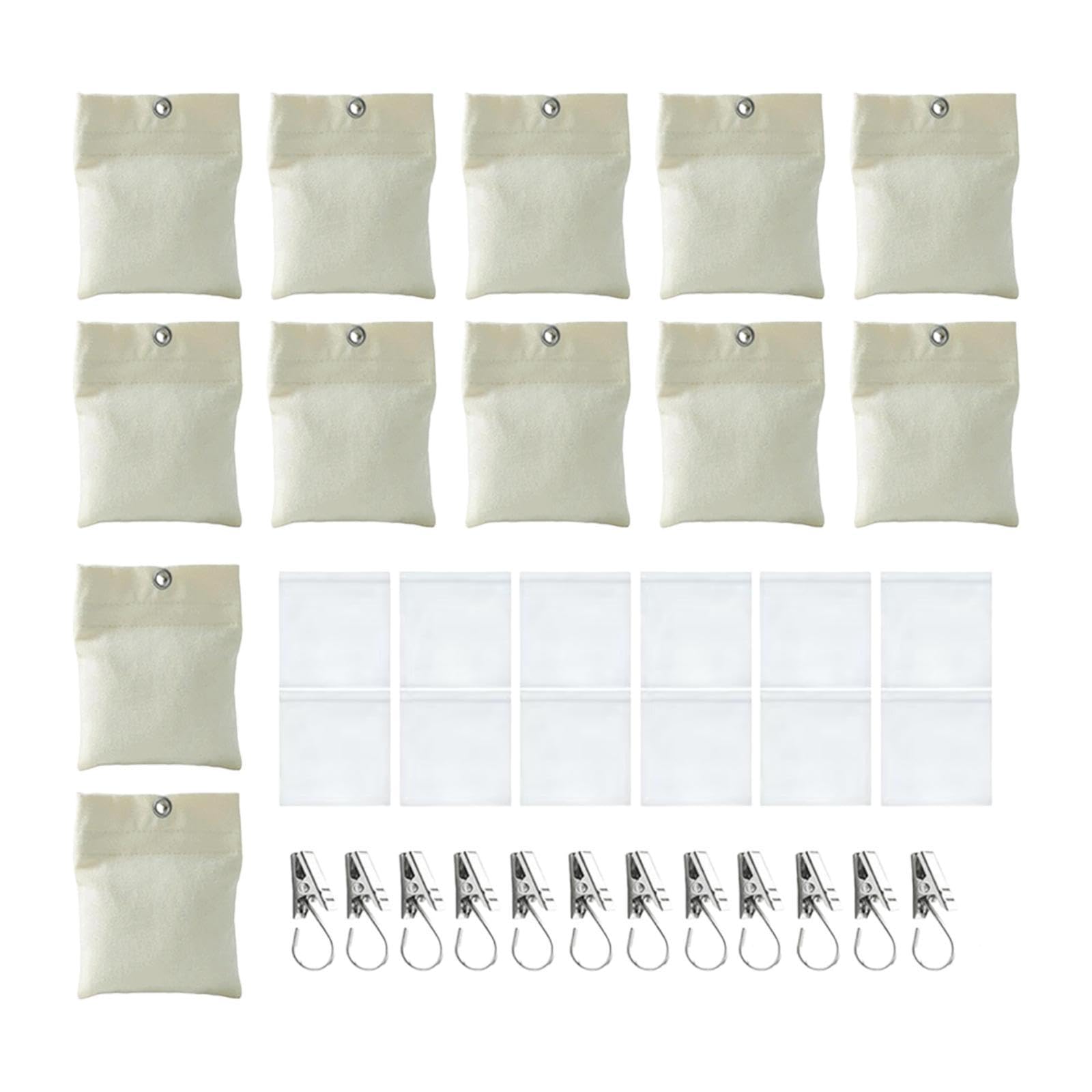 Poids pour rideaux d'extérieur : la solution anti-vent avec 12 sacs lestés beiges