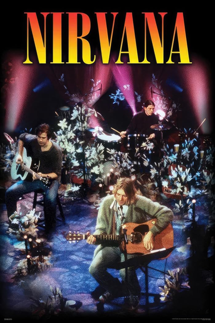 Nirvana - Music Poster (MTV Unplugged - Album Cover) (Size: 24" x 36")