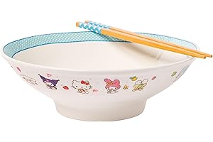 Hello Kitty Friends Ceramic Ramen Noodle Rice Bowls Set