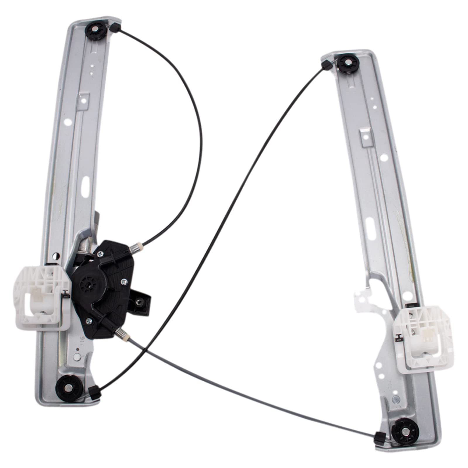 TRQ Front Right Power Window Regulator &amp; Motor Assembly Passenger Side Compatible with 2013-2017 Ford Escape FO1351194