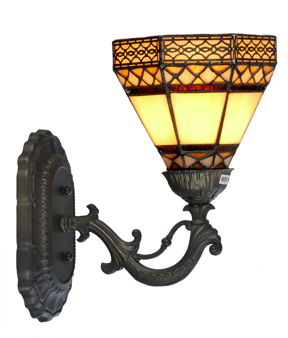 ZhimeiWall Light, 100% Stained Glass