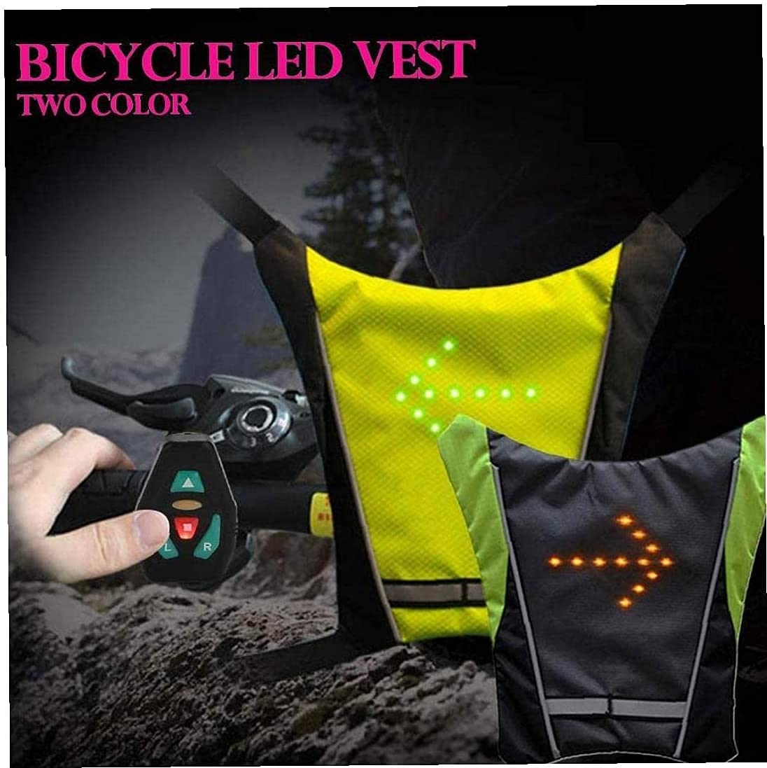 Gilet réfléchissant, lumière de sécurité exécutant gilet de vitesse réfléchissant, sécurité nocturne à haute visibilité réflecteur réglable, léger et résistant aux intempéries for le jogging et le cyc