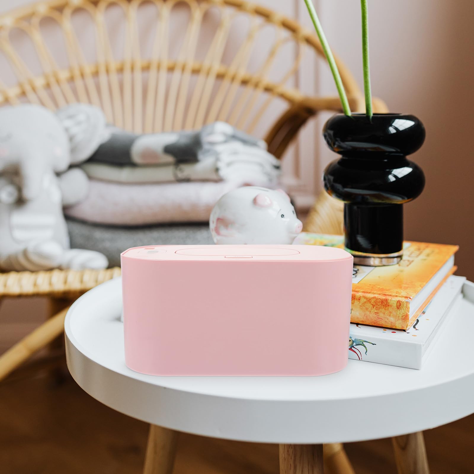 Calentador de Toallitas Húmedas para Niño Niña, 5v-2a 10w Rosa