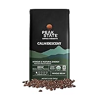 Vista 13 de Café Peak State con Beneficios - Granos Orgánicos de Café de Setas - Tostar Oscuro Adaptógeno STRESS LESS con Reishi y Chaga - Libre de Moho, Libre