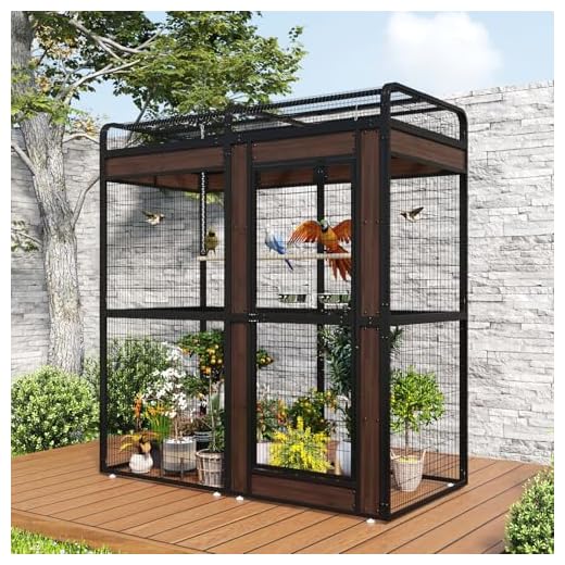 Best Bird Cages – Stylish Designs & Spacious Setups for All Birds 1 Large Outdoor Aviary Cage