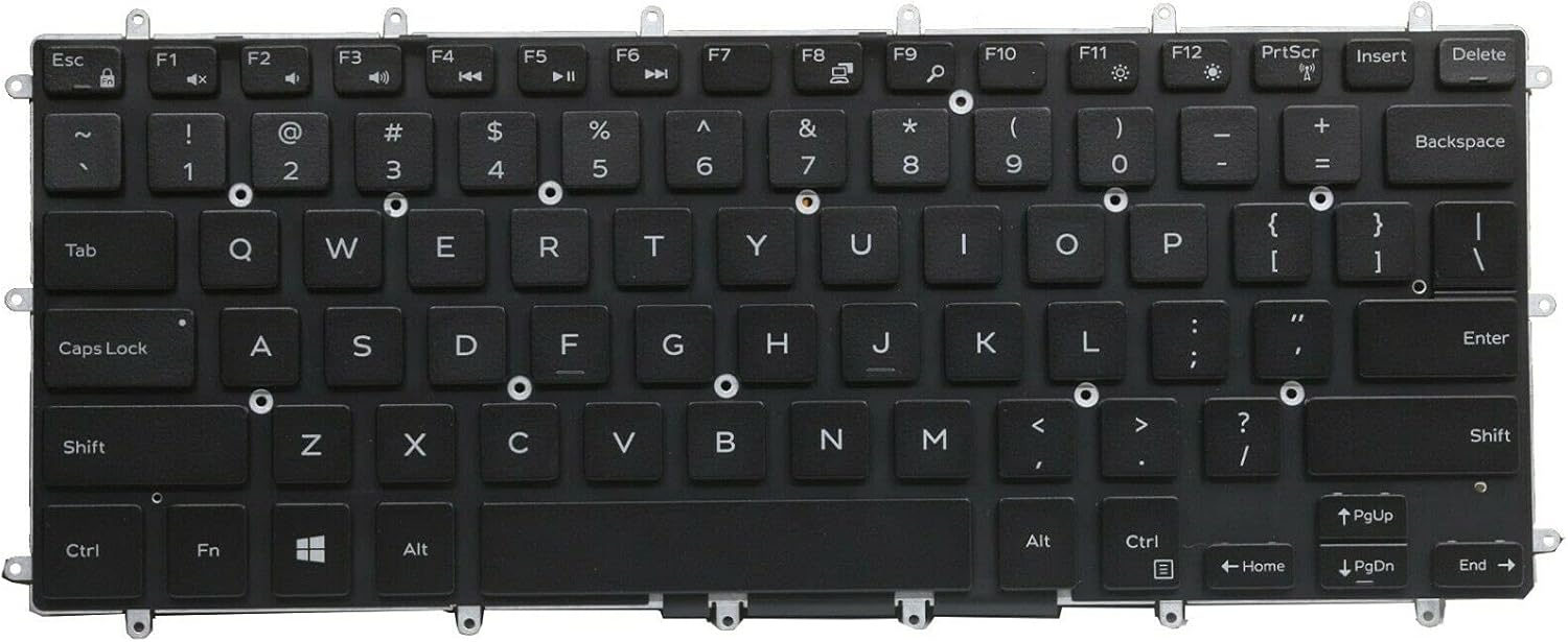 Laptop Replacement US Layout Non-Backlit Keyboard for Dell Inspiron 14 3493