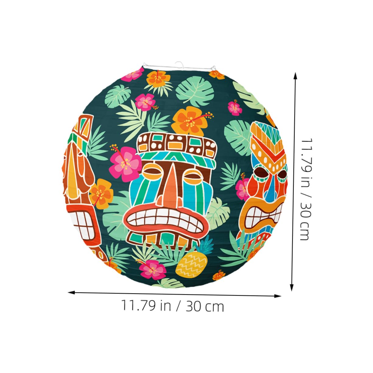 DOITOOL 3 Sätze Hawaiianische Partydekorationen Sternenpapier Couplet Lüfter Chinesisches Neujahr Deko Hawaii Party Dekoration Laterne Tropische Partydekorationen Eisendraht 2 Stück * 3