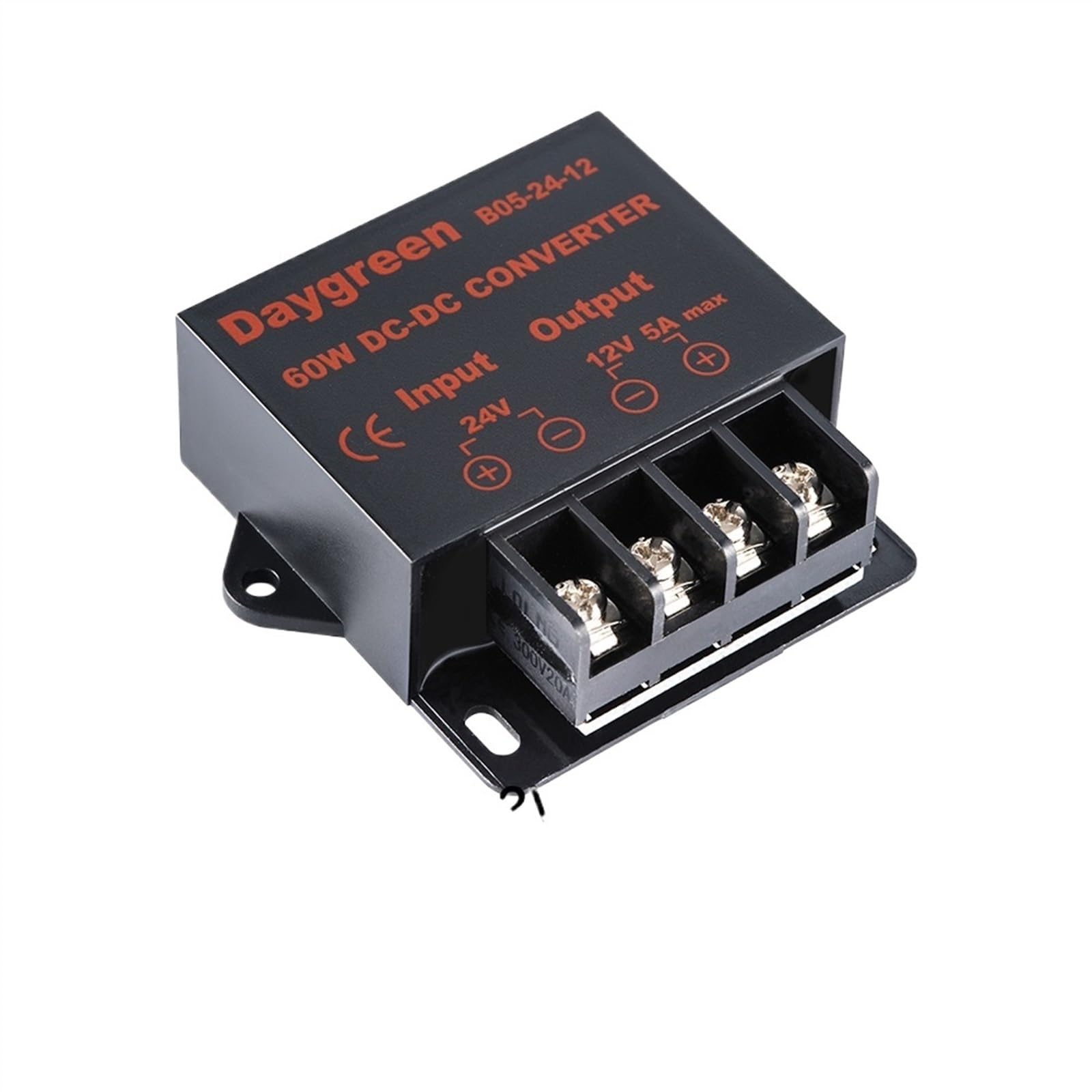 Spannungsminderer, Regler, 24 V auf 12 V, 13,8 V, 1,5 A, 3 A, 5 A, 10 A, 15 A, 20 A, 30 A, 40 A, 60 A, DC (24 V zu 13,8 V, 20 A)