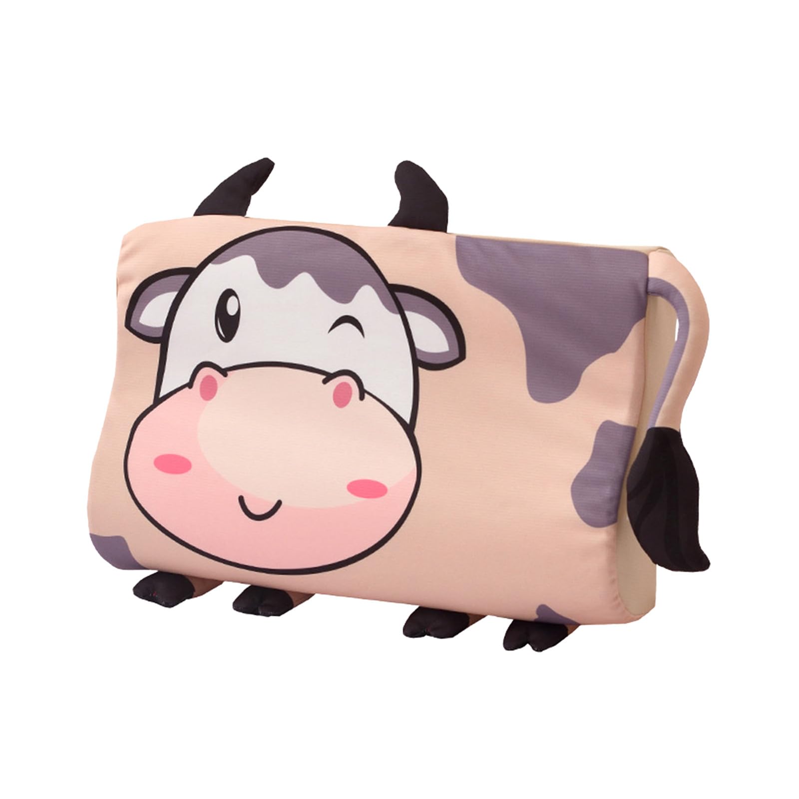 Curly Hair Pillowcase Calmlye Pillow The Children's Pillow For Better And Healthier Sleep Kids Cushion Ergonomic Breathable And Skin Friendly Memory Pillow Children's Cartoon Sofa (Dark Blue,