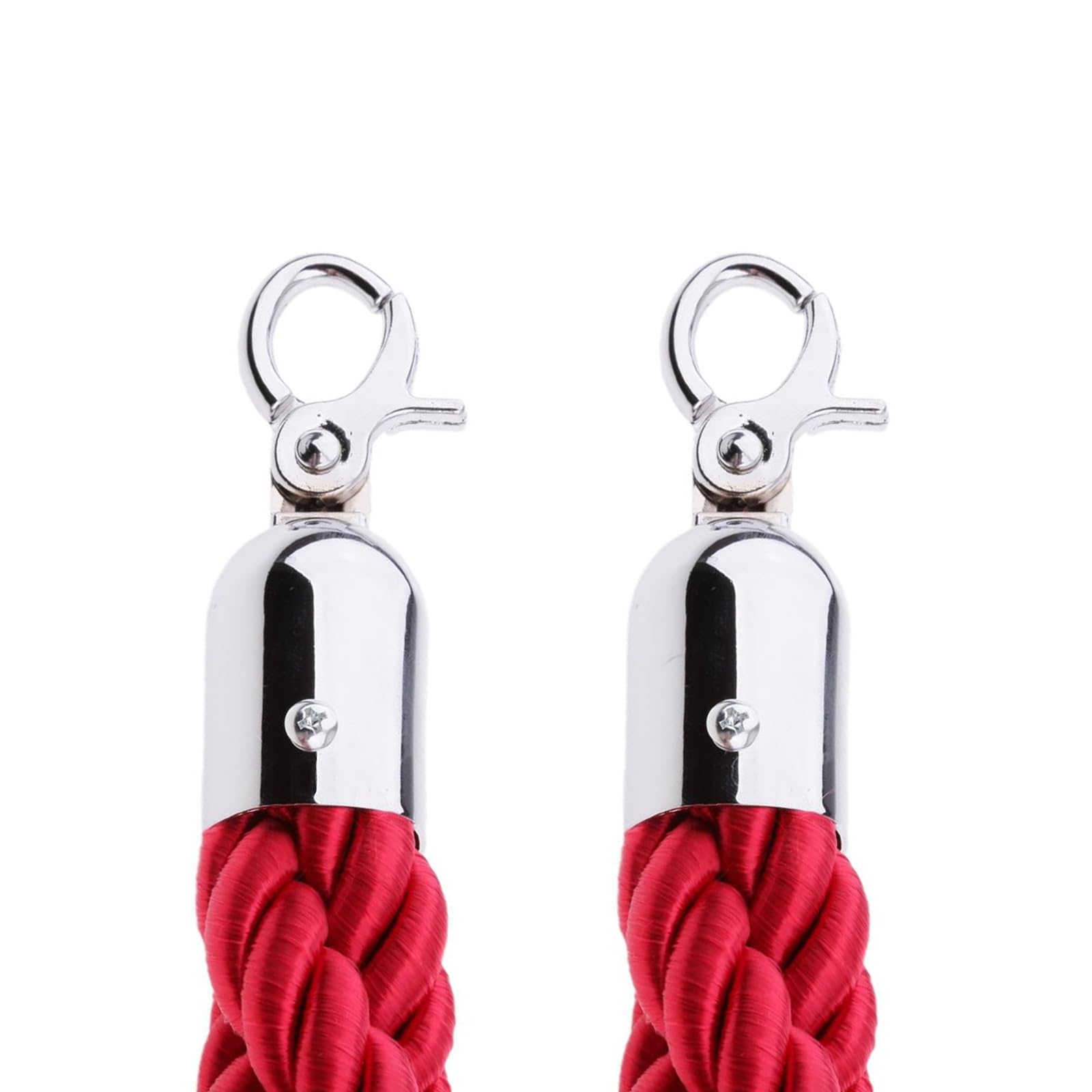 Gativs Absperrkordel Rot 1,5m - Absperrseil Mit Karabinerhaken