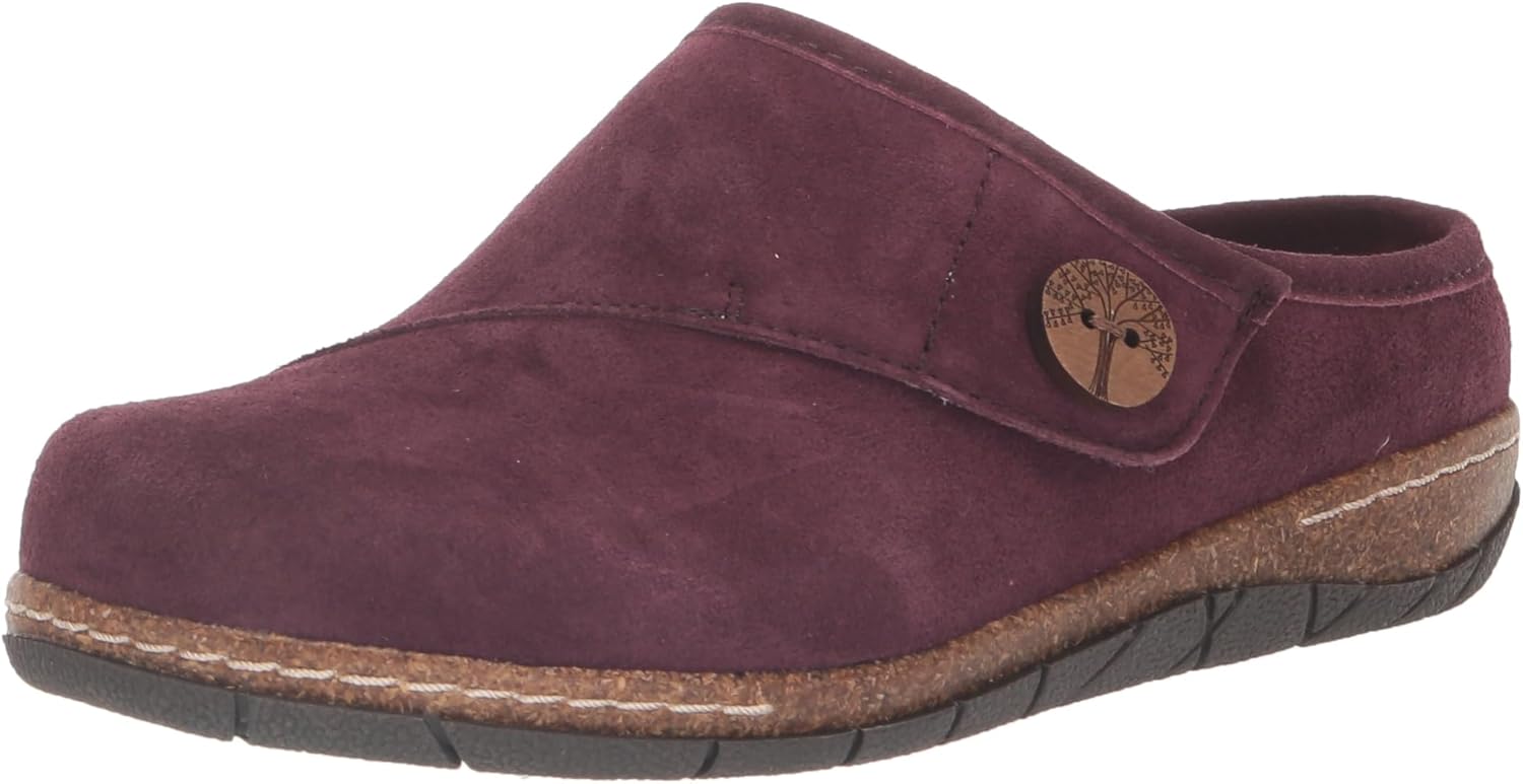 Earth Footwear レディース Ezra クロッグ, レッド 600, 6 Wide