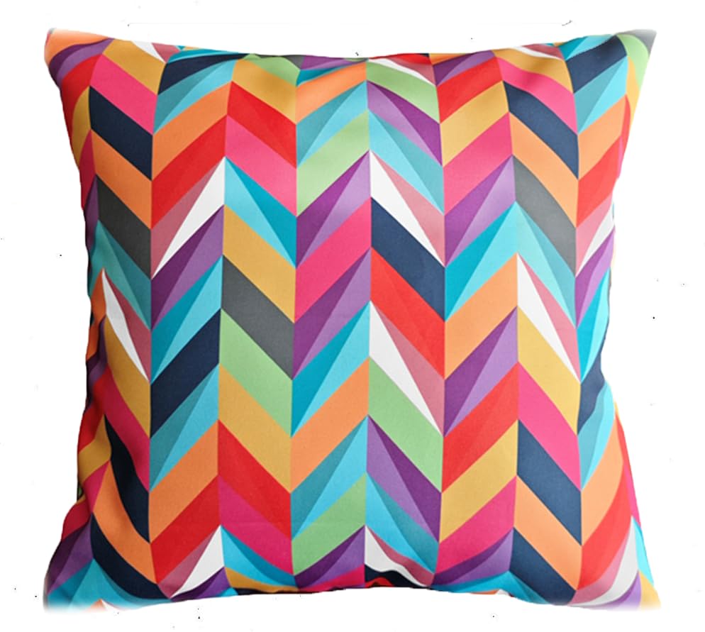 INSAFIANS Designer Waterproof Decorative Cushion Cover OutdoorIndoor Garden Cushion Covers 18x18/43x43cm (California 18)