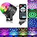 Disco Ball Strobe Light Party Lights Disco Lights Karaoke Machine 3W Dj Light LED Portable 7Colors Sound Activated Stage Lights for Festival Bar Club Party Outdoor (with Remote)