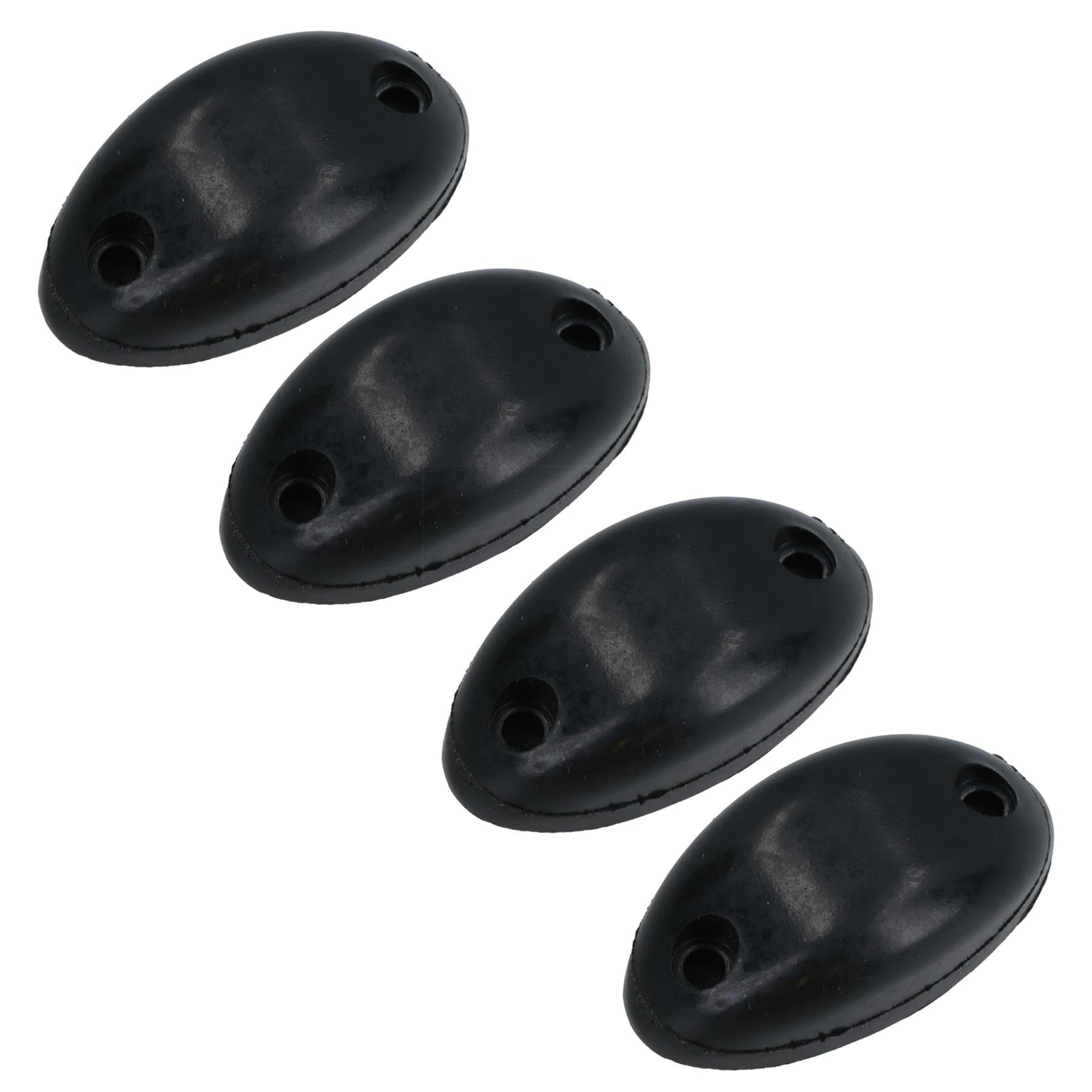 B&Q -  23mm Stand Off Oval Rubber Buffer Bumper Stop For Horse Box Trailers 4Pc