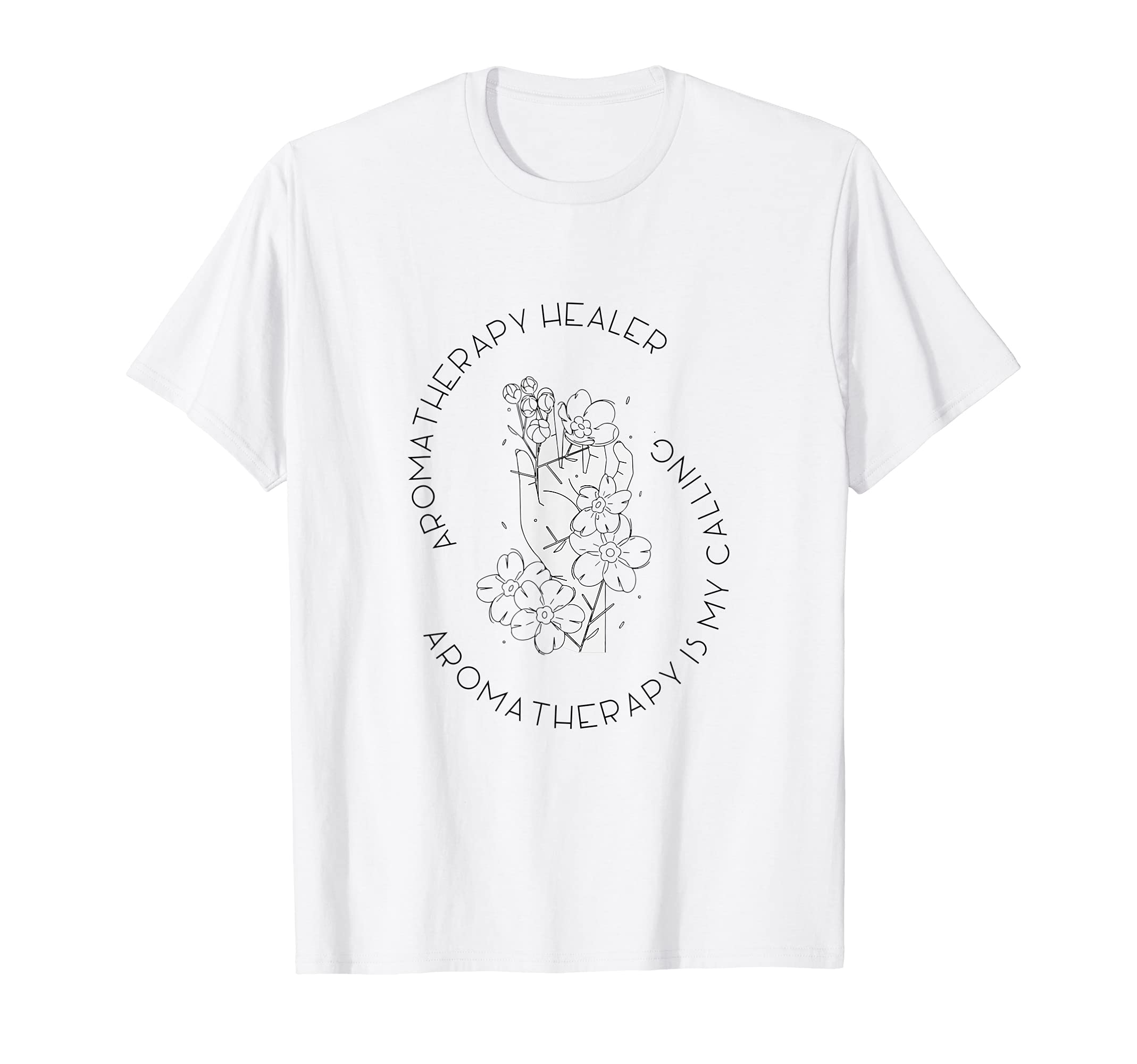Therapeutic Aromatherapy Healer Scent T-Shirt, White
