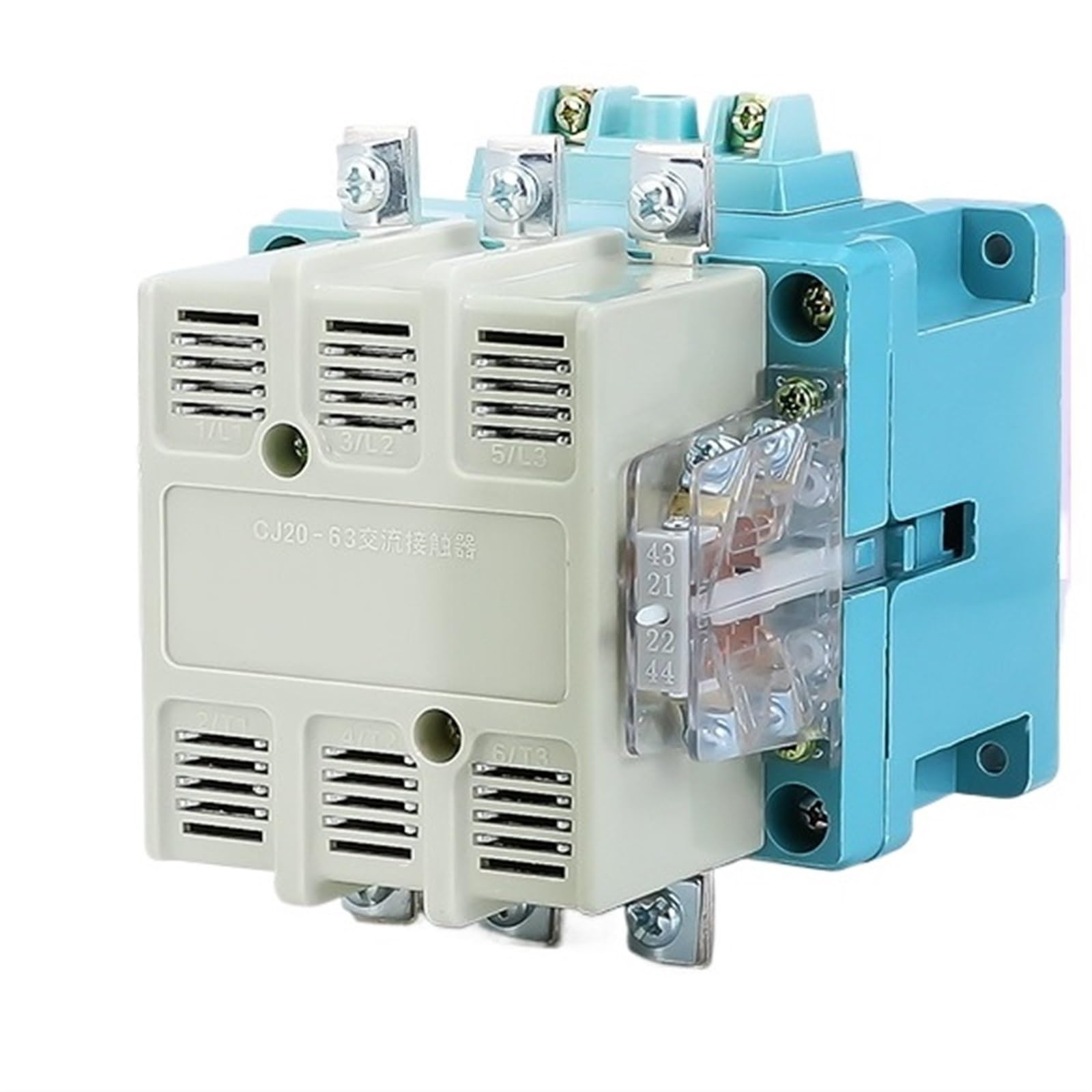Contactor de CA CJ20-63A contactor de CJ20-63 contacto plateado 380V 220V 110V(380V)