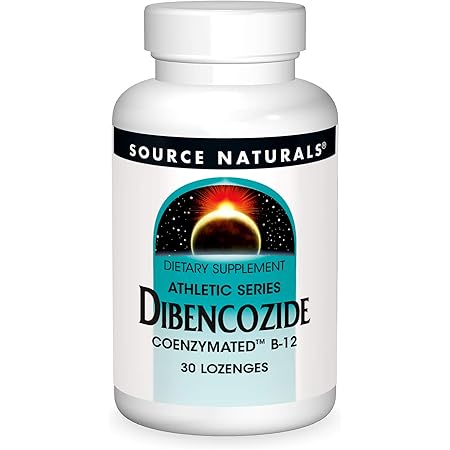 Source Naturals Dibencozide - Coenzymated B-12 Athletic Series, Quick Dissolving Dietary Supplement - 30 Lozenges