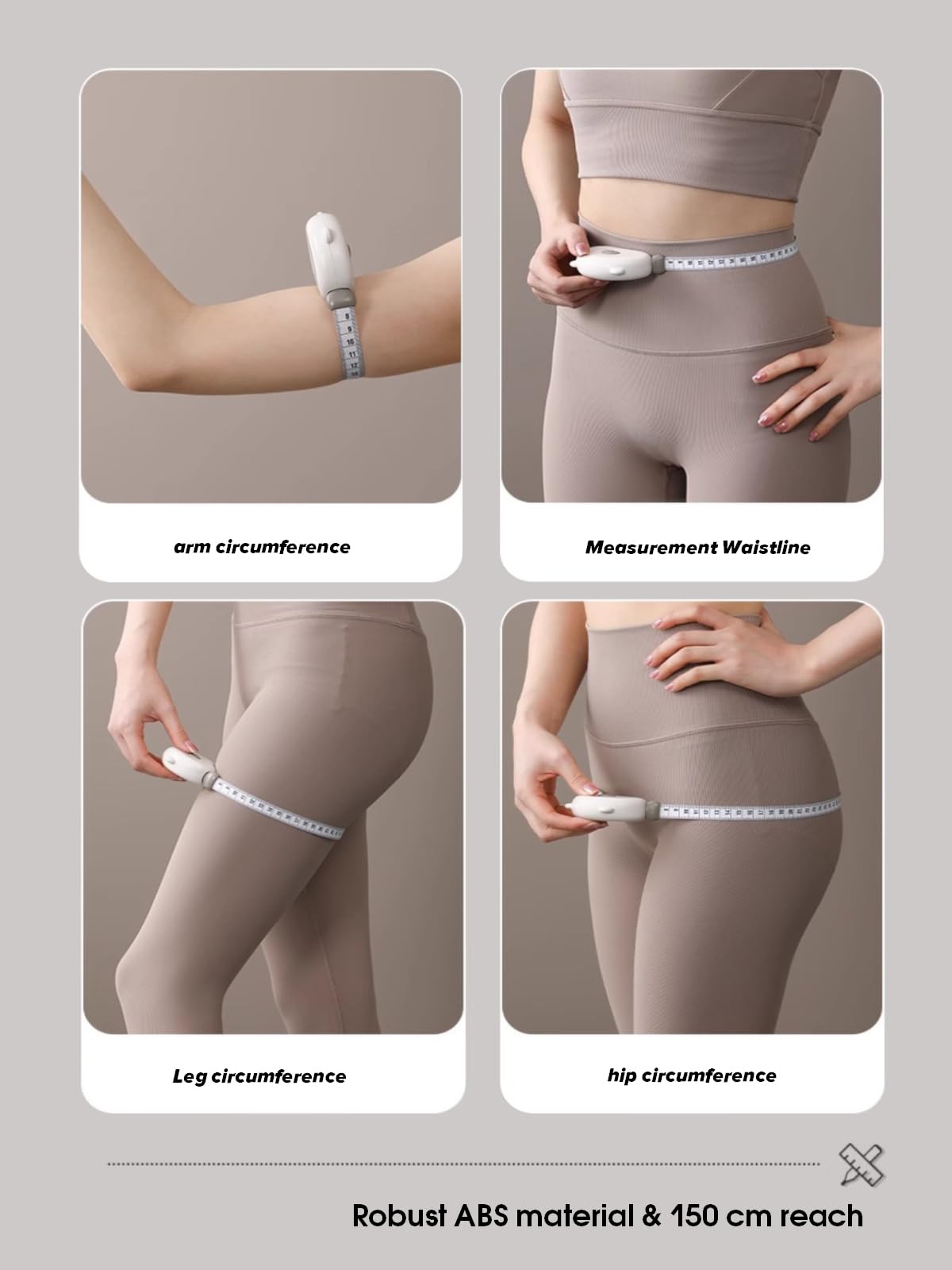 GrueGard Intrekbaar Meetlint 150 cm voor Lichaamsmaten, Dubbelzijdige Naailat met Magneetsluiting - Flexibel Kleermakerslint voor Huis & Vakmensen Measure Tape (2, White, 150cm GrueGard Intrekbaar Meetlint 150 cm voor Lichaamsmaten, Dubbelzijdige Naailat met Magneetsluiting - Flexibel Kleermakerslint voor Huis & Vakmensen Measure Tape (2, White, 150cm