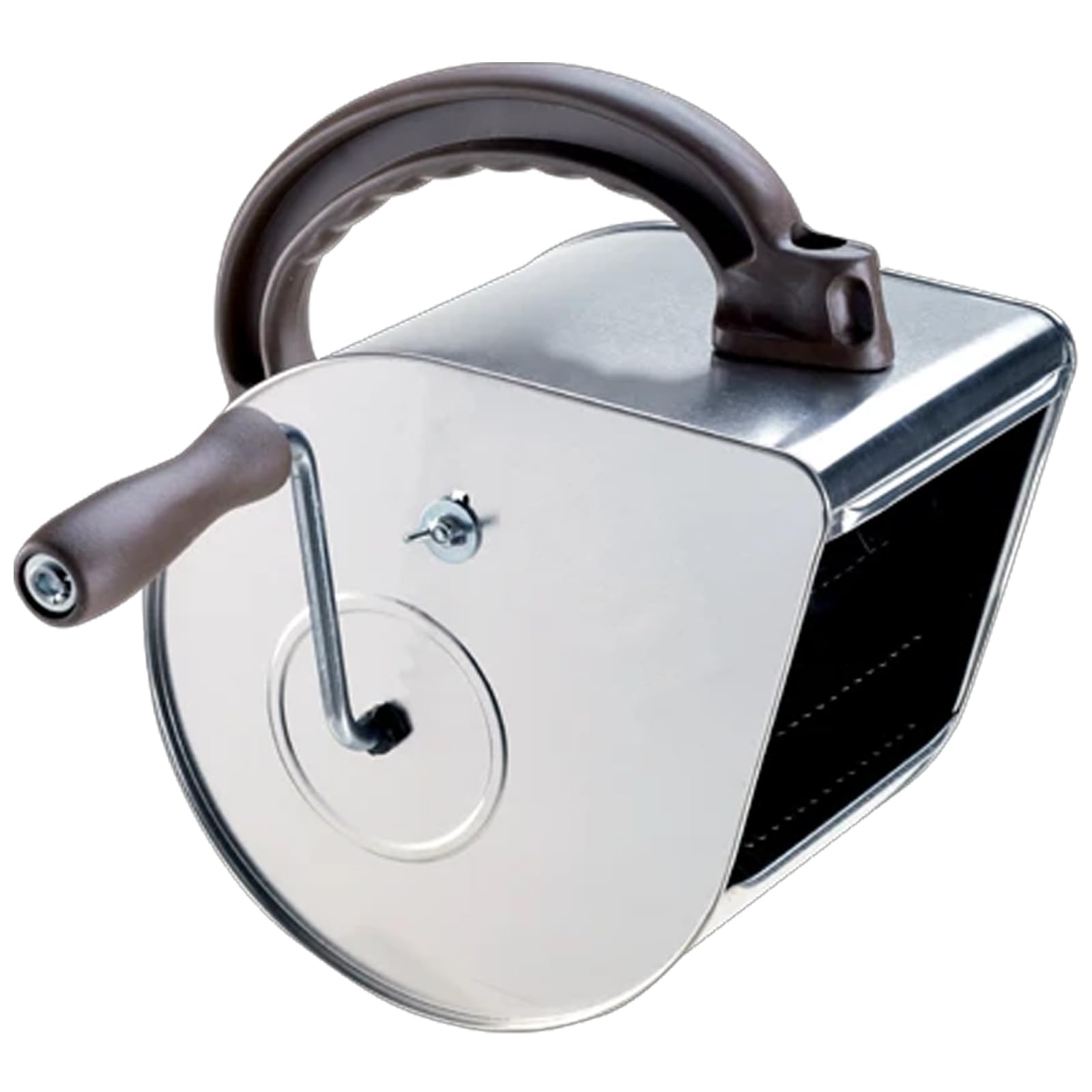 Intonacatore Manuale a Manovella PROFESSIONALE In Lamiera Zincata Con Rullo In PVC 12 Pettini In Acciaio Temperato