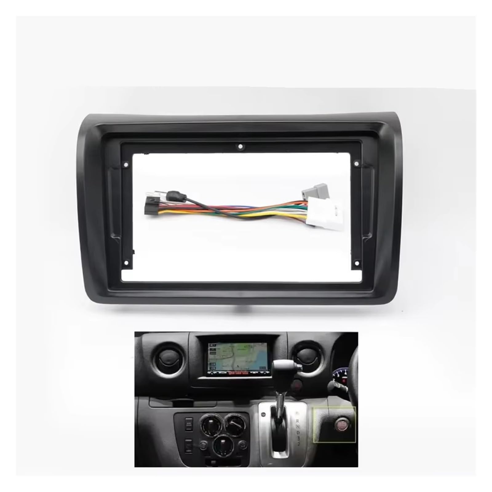 Adaptador 9 Pulgadas Para Nissan Para NV350 2012-2017 Kit Panel Ajuste Tablero Android Radio Coche Reproductor DVD Marco Fascias Fascia Radio Coche