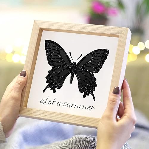 Miniatura 8 de TECKWRAP 001 Series Vinilo adhesivo permanente mate para proyectos de calcomanías de manualidades, 12 pulgadas x 10 pies, tinta negra mate