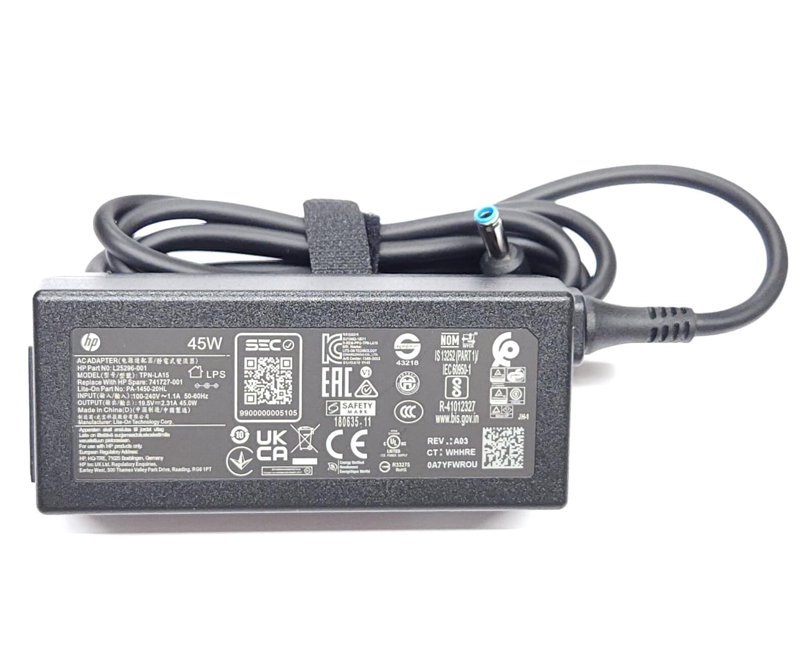 Amazon.com: AC Power Adapter Charger 19.5V 45W for HP Pavilion 17