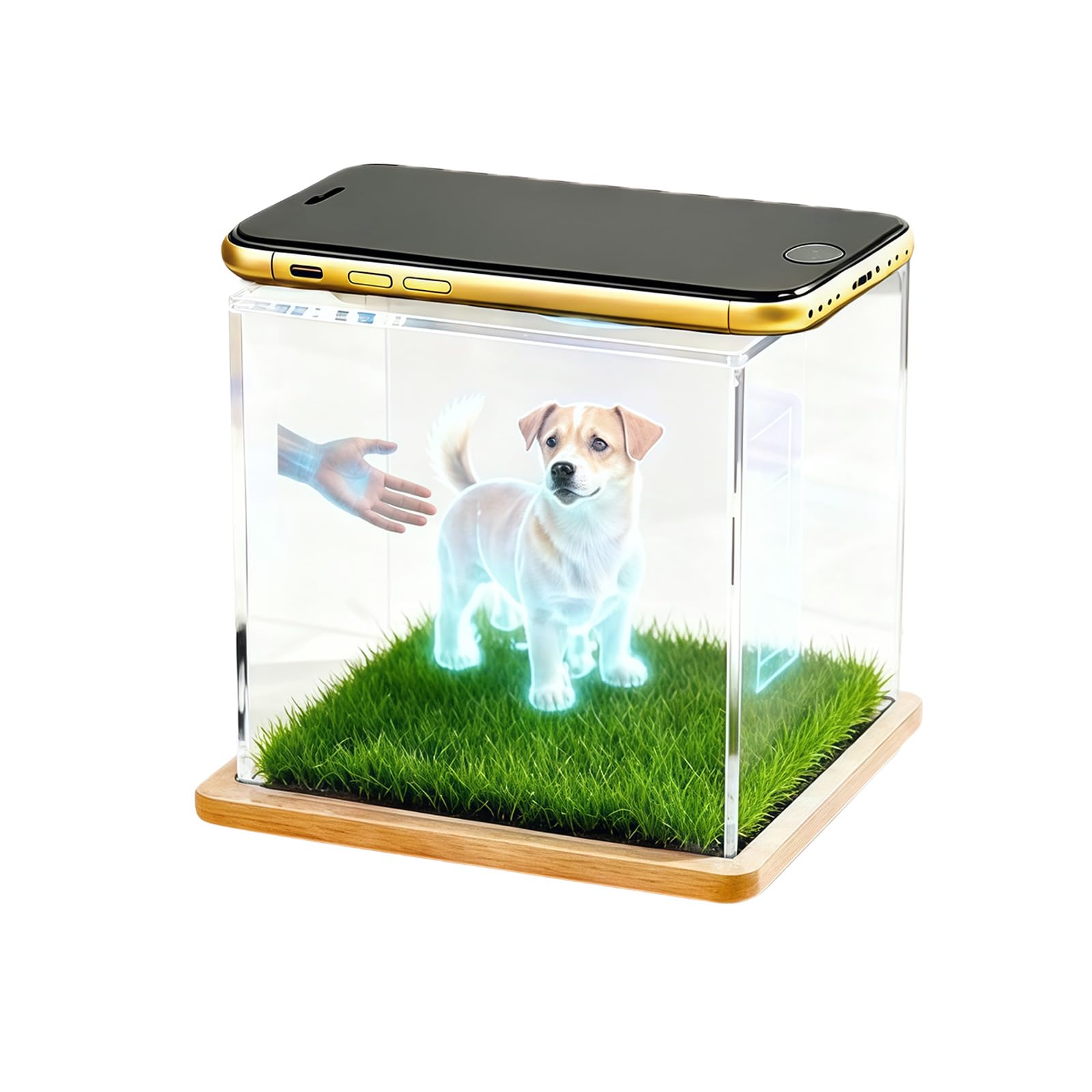 XuQiZZpp Holograms Video Keepsakes Digital House Pet Memorial With 3D Projection Technology For Grieving Owners Remembrances