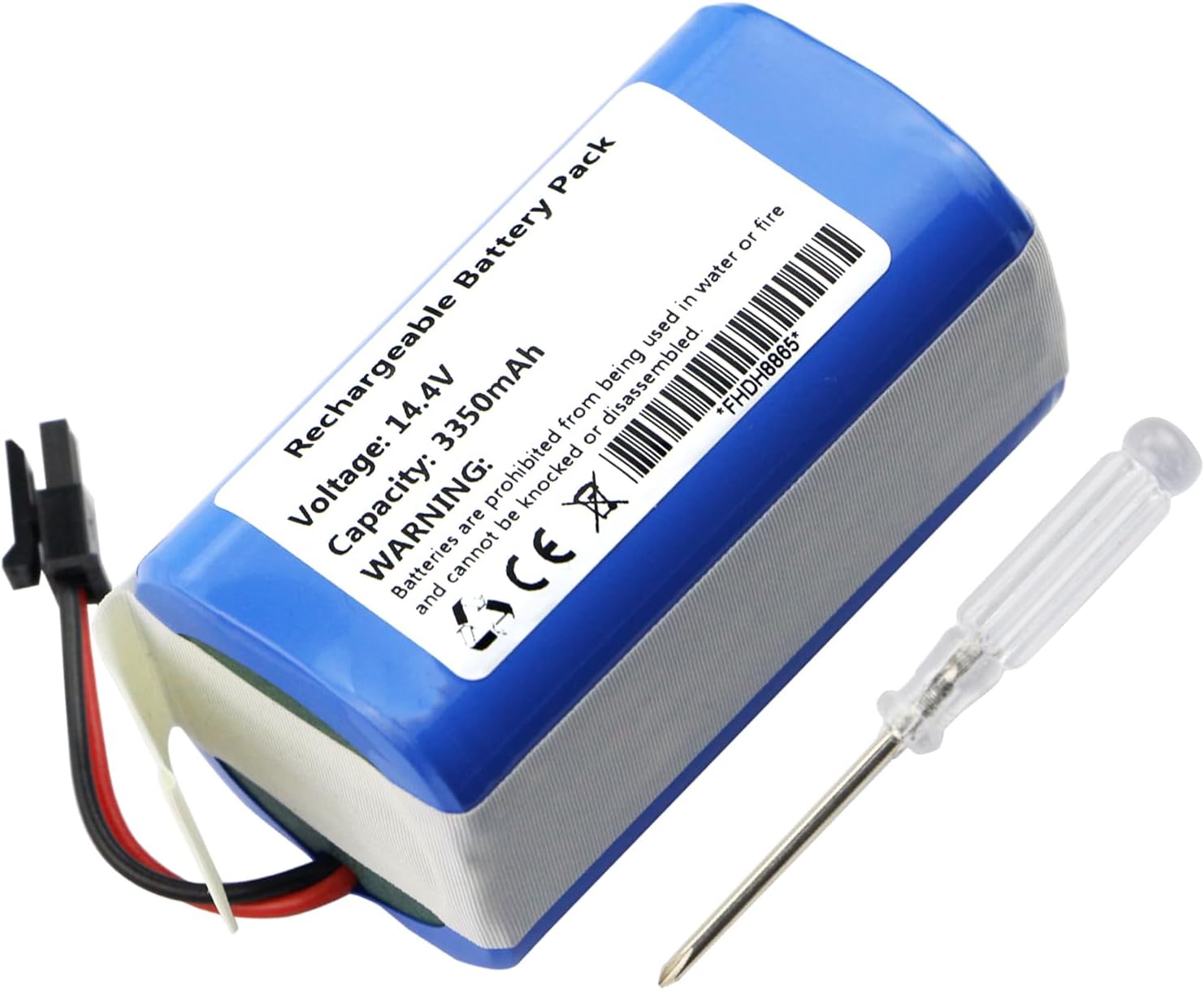 MULS 3350mAh Battery Replacement for Eufy RoboVac LR30 L35 LR20 Hybrid+ Robot Vacuum Cleaners PN:Eufy CMICR18650F9M-4S1P T2996011