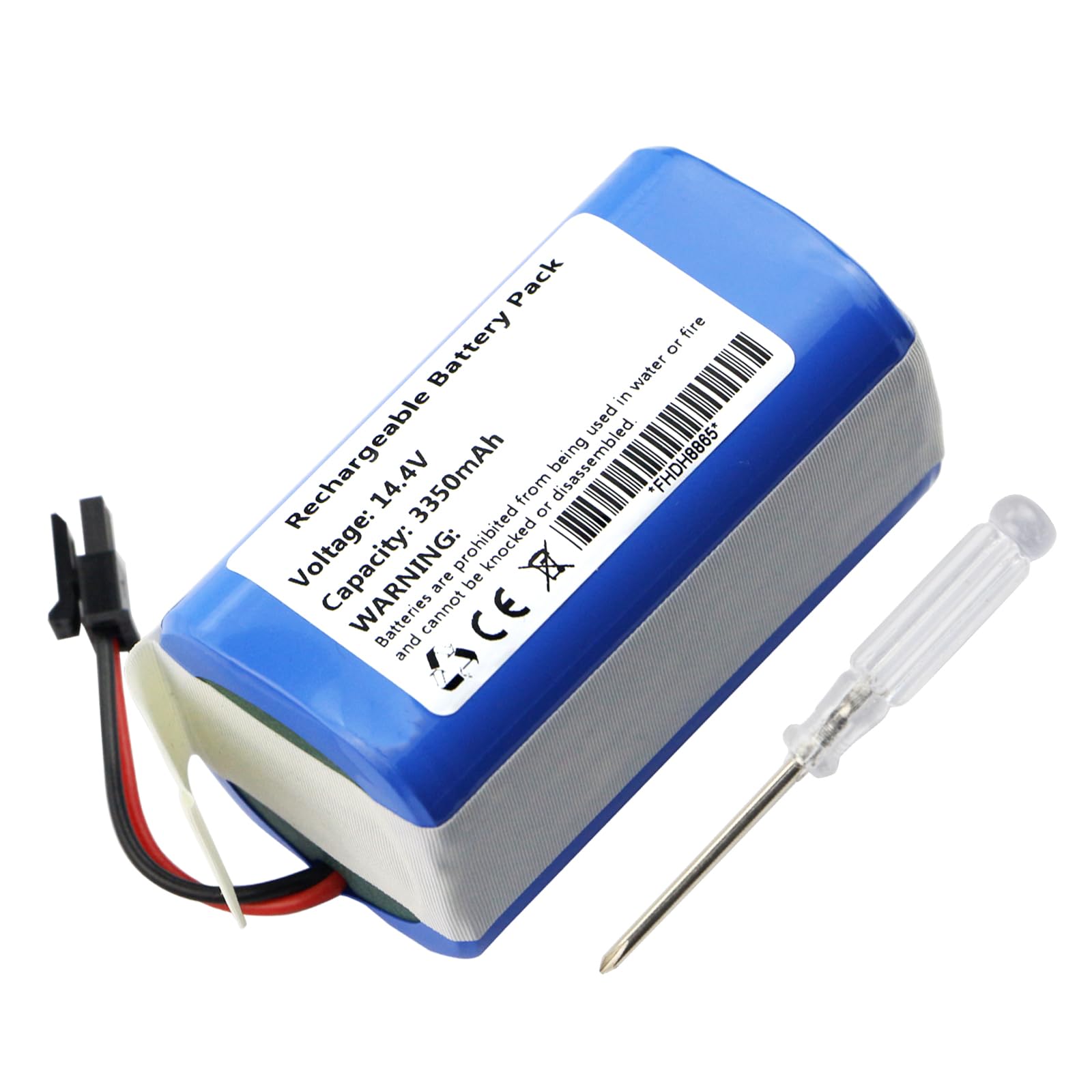MULS 3350mAh Battery Replacement for Eufy RoboVac LR30 L35 LR20 Hybrid+ Robot Vacuum Cleaners PN:Eufy CMICR18650F9M-4S1P T2996011