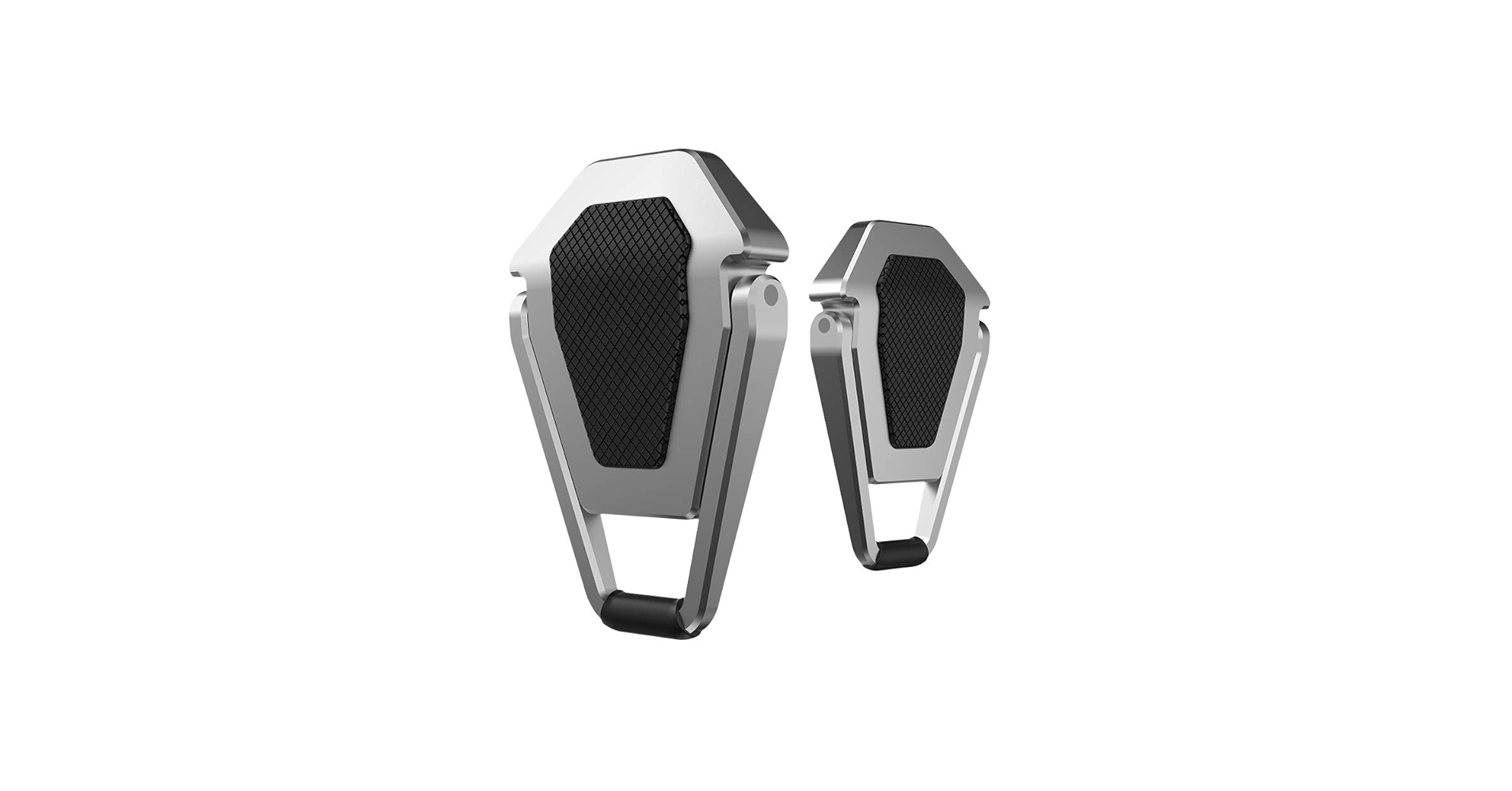 Mini Portable Adjustable Laptop Stand-2PCS | Ergono Foldable Cooling Premium Aluminum Notebook Stand Small Lightweight Invisible Tabletop Risers for 10-17 Inch & Keyboard Tablet, Black Silver Mini Portable Adjustable Laptop Stand-2PCS | Ergono Foldable Cooling Premium Aluminum Notebook Stand Small Lightweight Invisible Tabletop Risers for 10-17 Inch & Keyboard Tablet, Black Silver