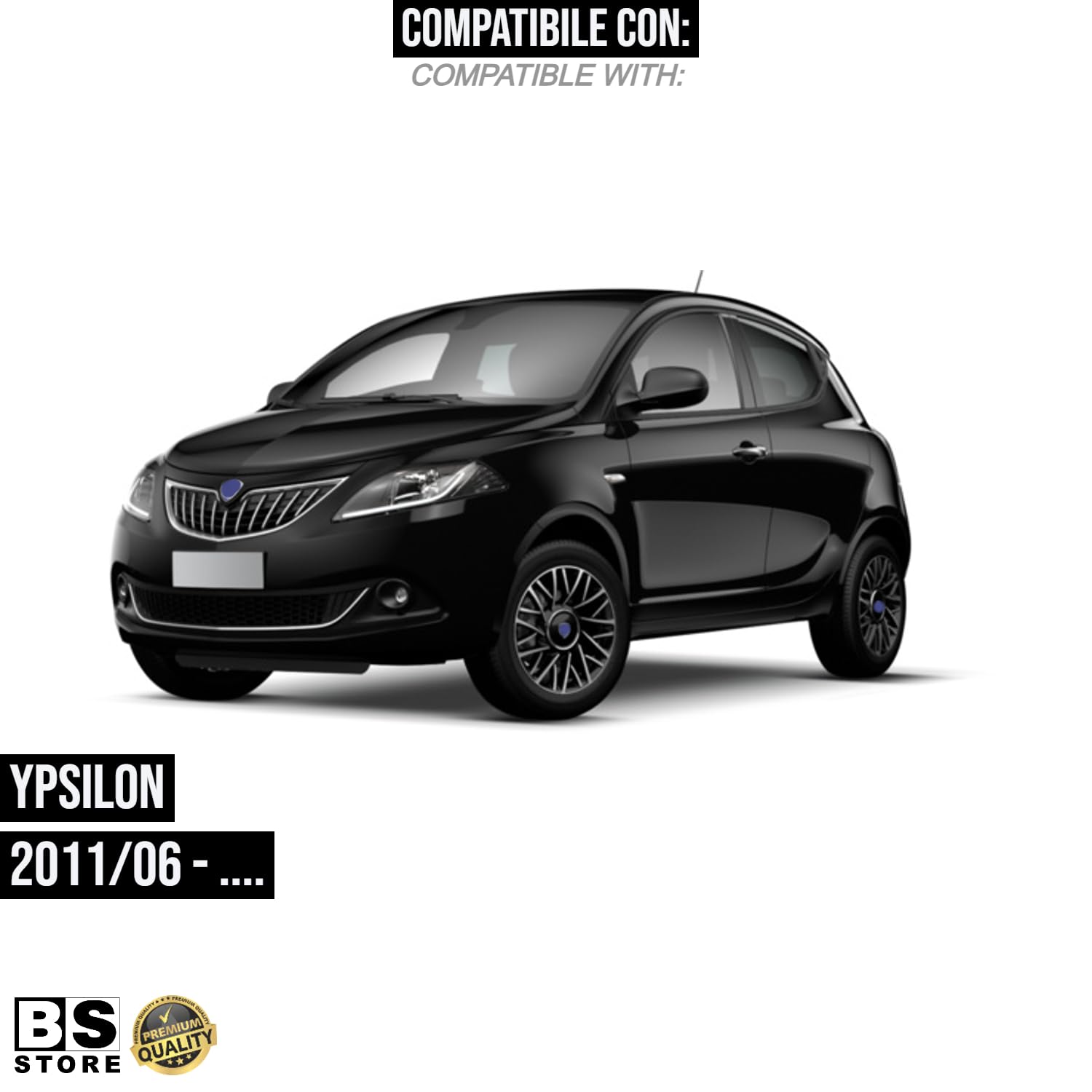 BSSTORE Gruppo Ottico Fanale Posteriore a LED Compatibile con YPSILON (Sinistra - Lato Guida)
