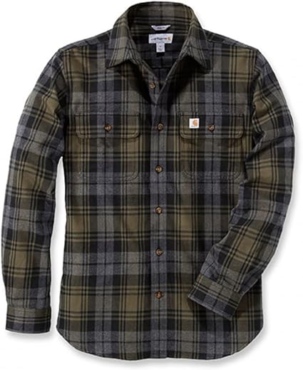 carhartt shirt flanell hubbard longsleeve slim fit