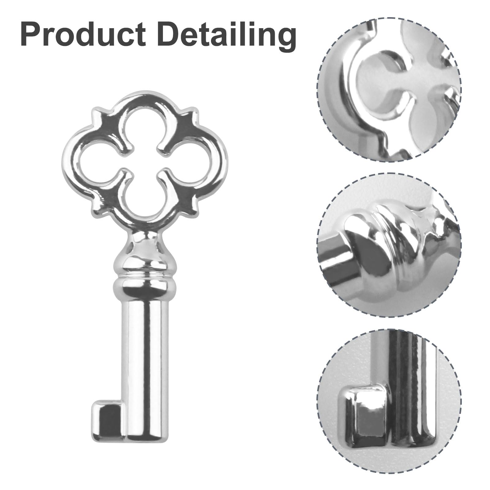 KY-11 Hollow Barrel Antique Skeleton Key for Jewelry Box Locks