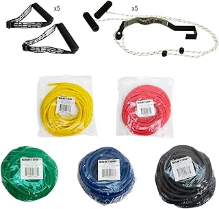 CanDo 10-5048 Shoulder Pulley Set, Yellow/Red/Green/Blue/Black