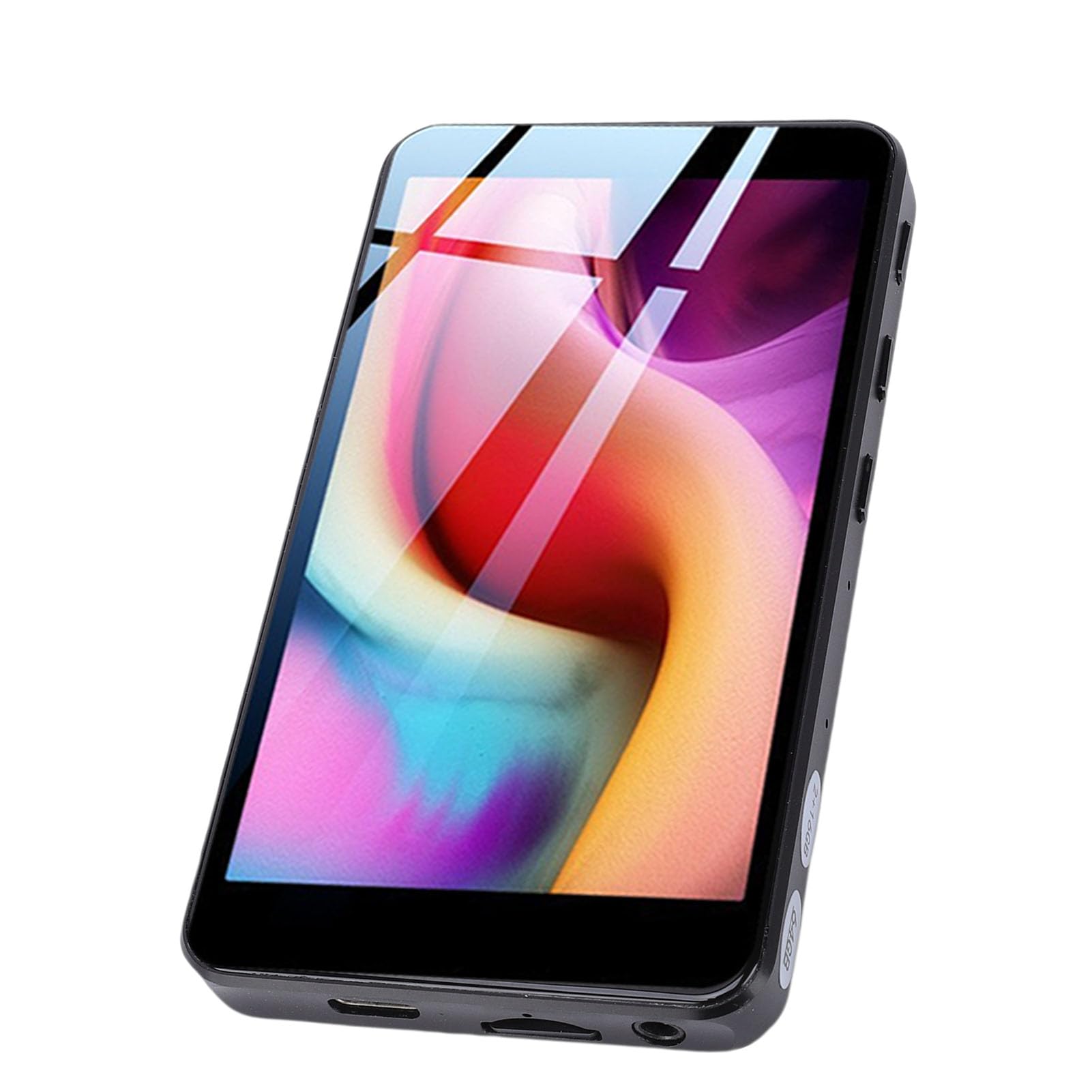 Zunate Reproductor de Música MP4 con Pantalla Táctil de 80 GB con Bluetooth y WiFi para Fitness y Viajes Negro