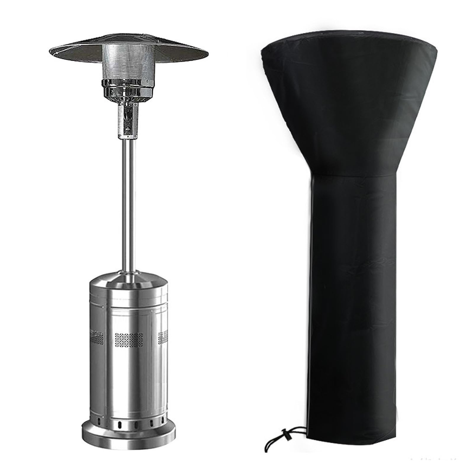 Patio Heater Cover, 420D Impermeabile Copertura Riscaldatore Patio, Resistente Ai Raggi UV Telo Protettivo per Stufa da Patio Esterni Giardino (240 x 92 x 59cm)