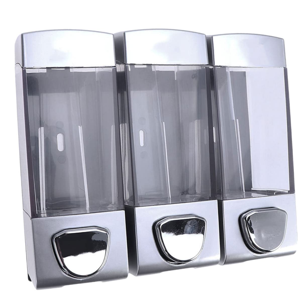 KONTONTY Wall-Mounted Soap Dispenser for Shower Dispenser Bottle Shampoo Pump Bathroom Hand Soap