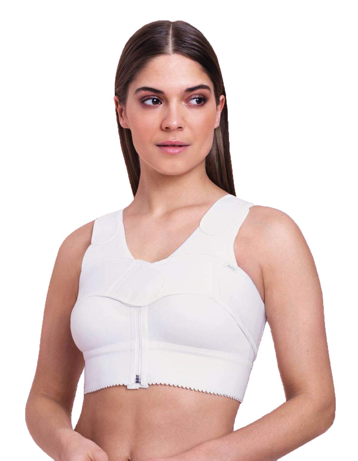 Anita Care Womens MedicalGarments Compression Bra with Post-op-Belt 34A White