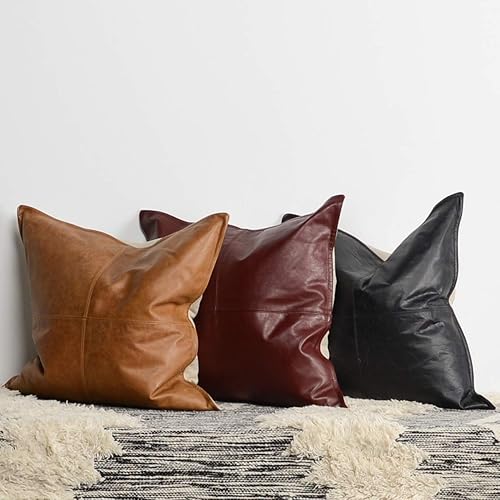 Miniatura 3 de Kosas Home Cheyenne - Almohada decorativa, 22 x 22 pulgadas, color marrón castaño