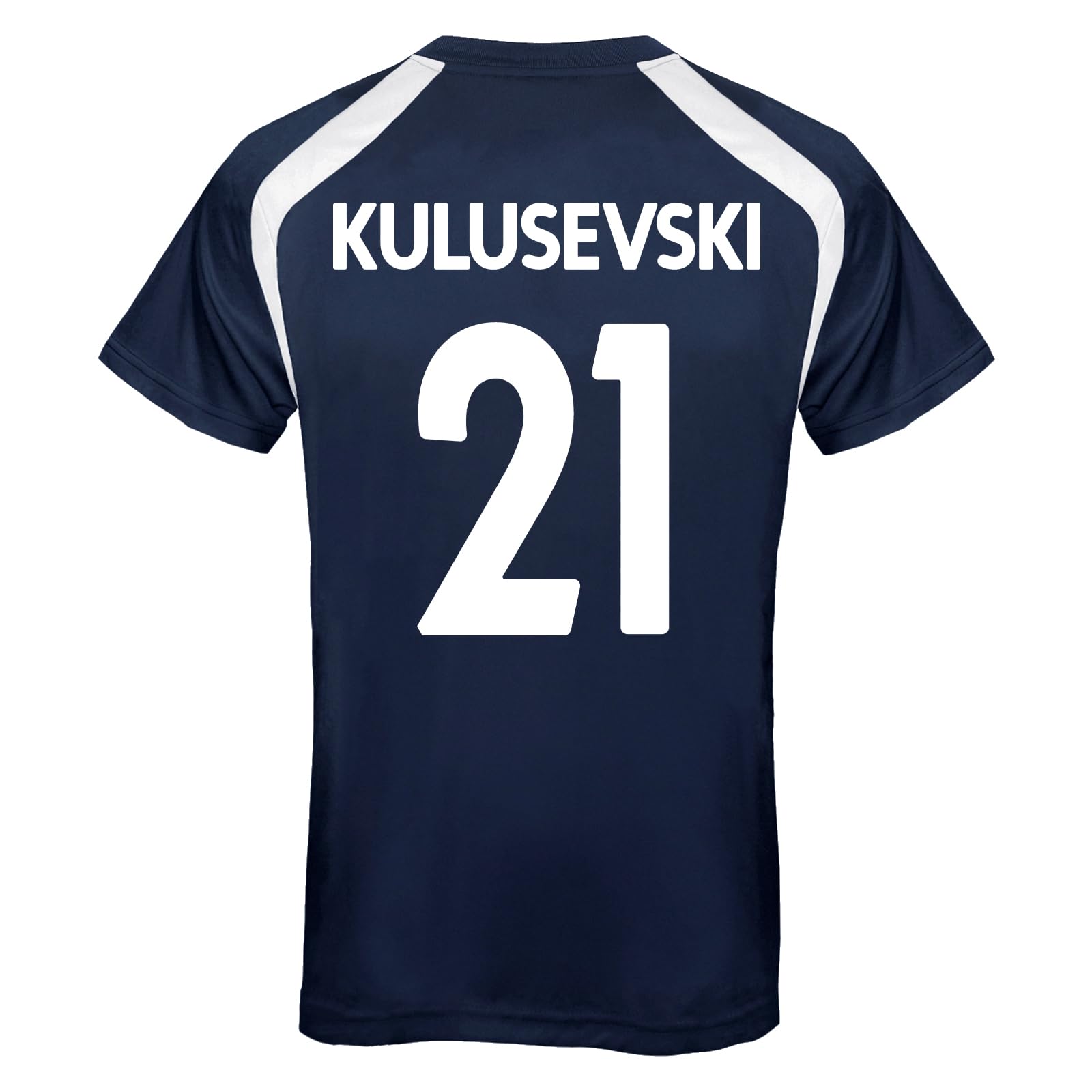 Tottenham Hotspur FC Mens Kulusevski 21 Poly T-Shirt Navy XXL