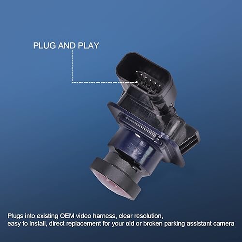 Miniatura 5 de DICMIC Cámara de respaldo de visión trasera compatible con Ford Explorer 2011-2015 2013-2015 Ford Explorer modelo de policía de repuesto #