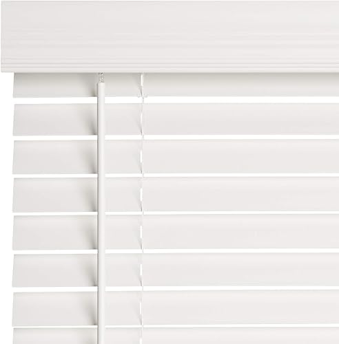 Miniatura 2 de Lotus & Windoware - Persianas inalámbricas, madera sintética, 5.08 cm, color blanco