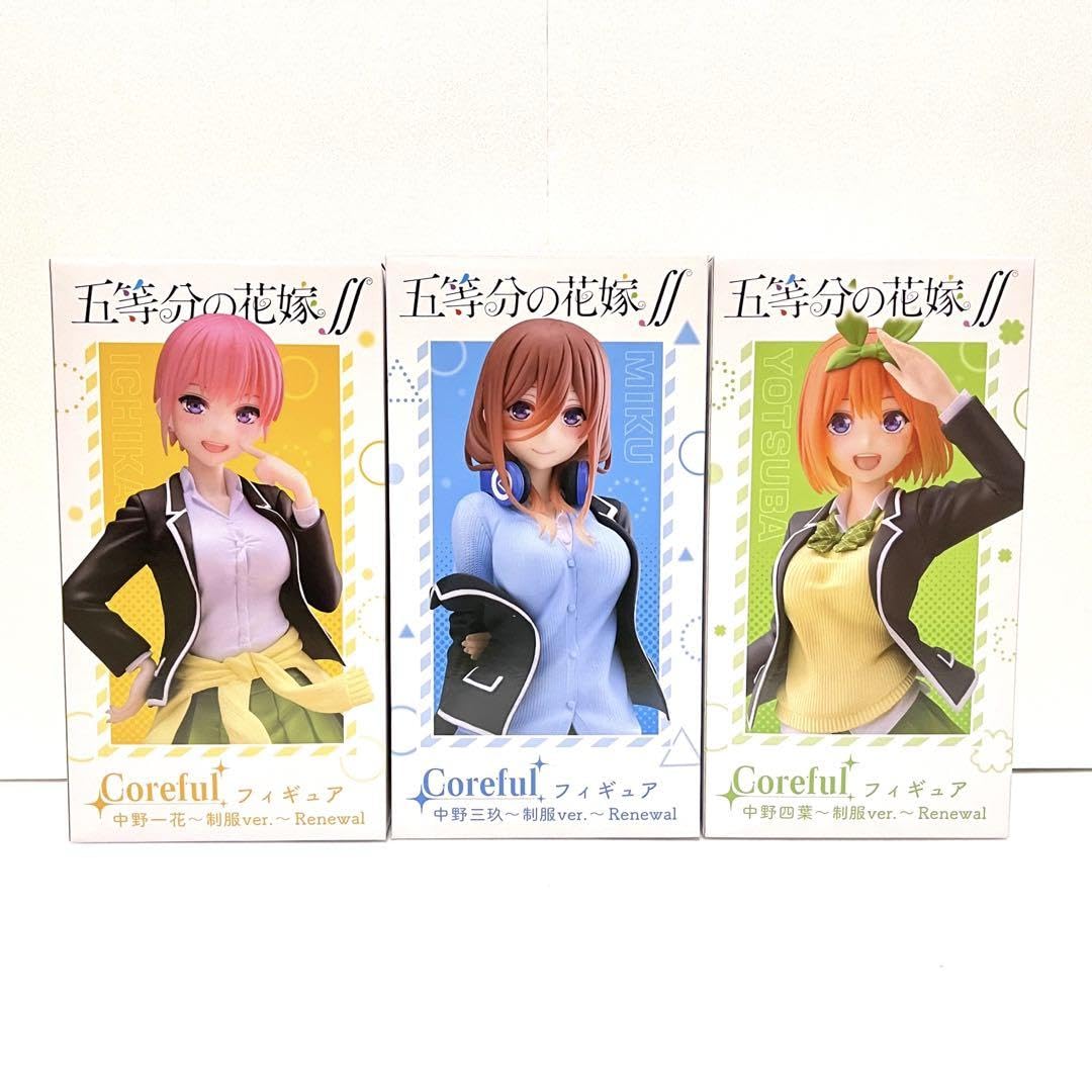 Amazon.co.jp: 五等分の花嫁 フィギュア 中野一花 中野三玖 中野四葉3
