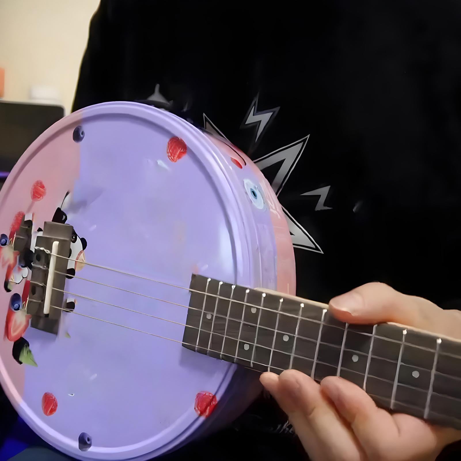 Ukulele-Bausatz, Bauen Sie Ihren eigenen Gitarrenbausatz,Ukulele-Kit mit Installationswerkzeugen und Montageanleitung - -Ukulele-Hals-Installationswerkzeuge zum Bau Ihrer eigenen Ukulele