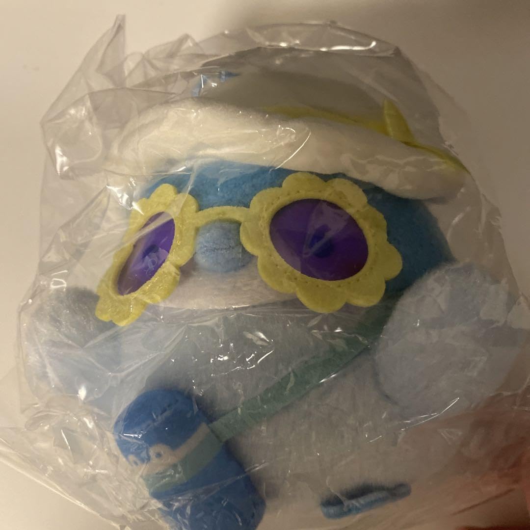 Amazon.co.jp: コウペンちゃん 夏の海? ひまわりサングラスな水色