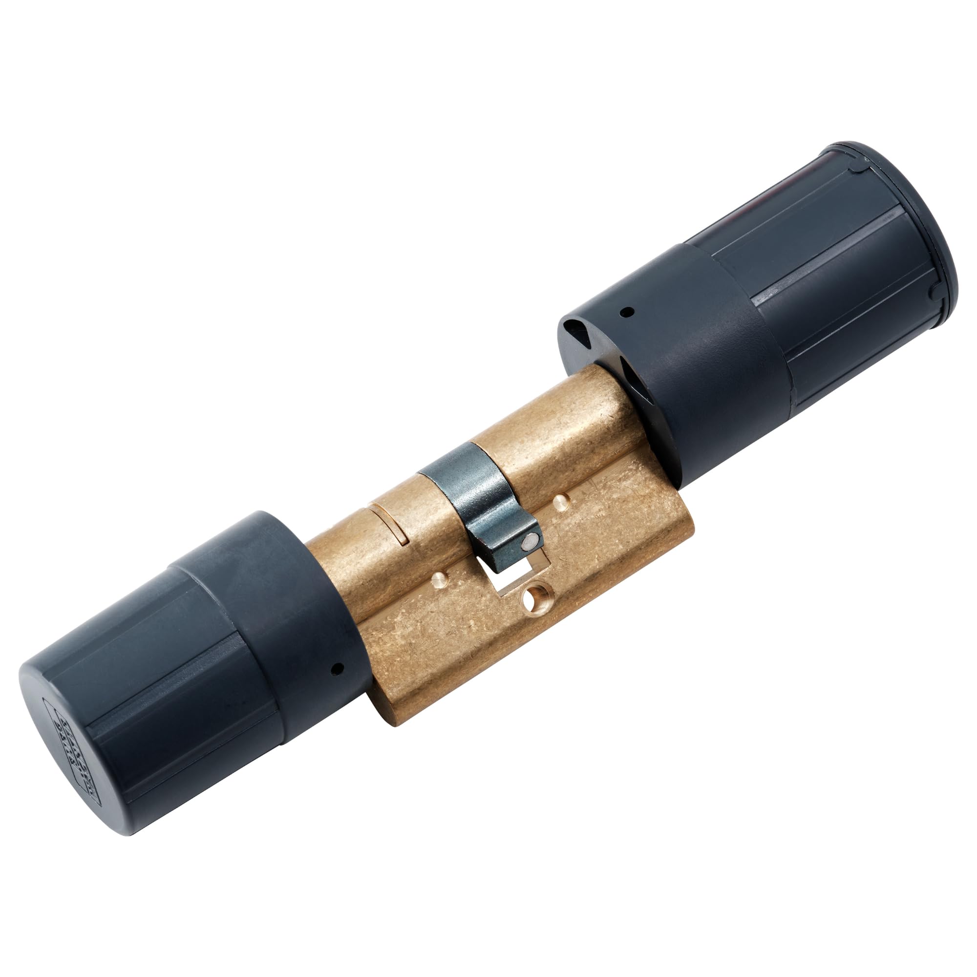 BURG-WÄCHTER Cerradura electrónica de seguridad para puertas secuENTRY, funcionamiento con código numérico, app o llave electrónica, incl. cilindro, ENTRY Home 5001 PIN, negro/blanco