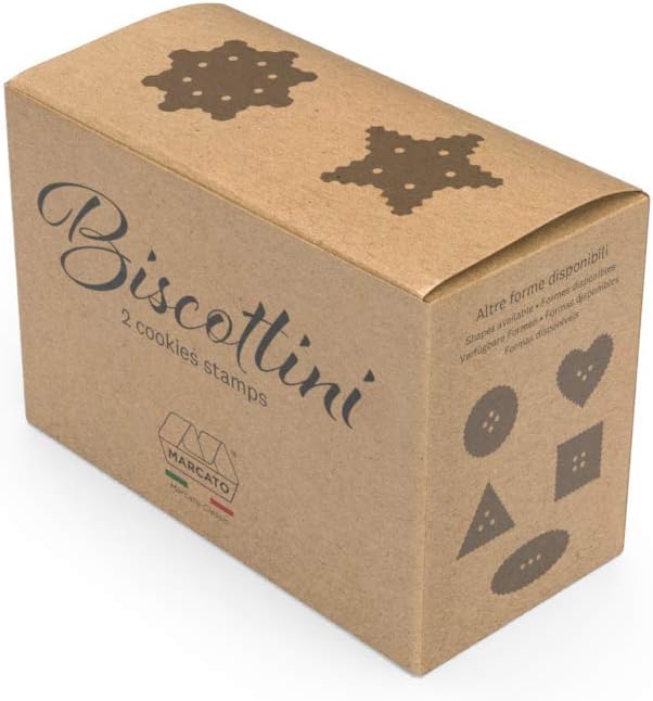 Marcato Cookie Kit, Star Mould 65mm + Flower Cutter 70mm