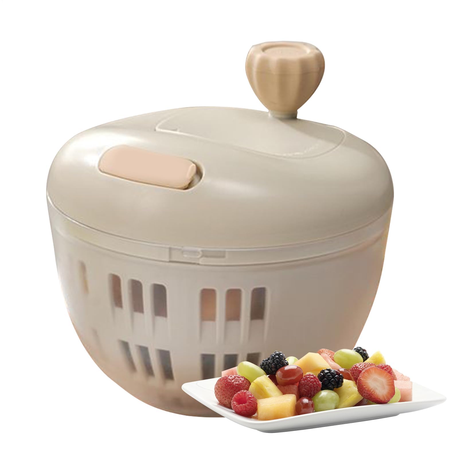 essoreuse à salade, Lave-vaisselle 800 ml, évier à fond antidérapant avec passoire intégrée for la cuisine, les activités de plein air, le camping et pique-niques(Gray)